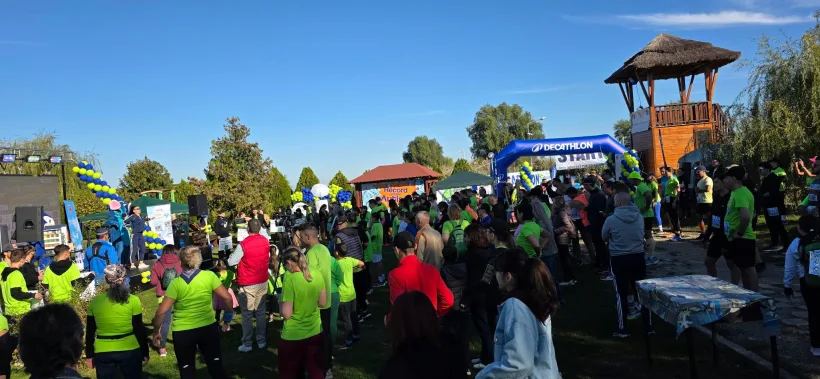 Peste 500 de oameni au alergat pentru copiii și tinerii cu autism. Ultramaratonul de la Galați susține primul Centru de Excelență pentru recuperare