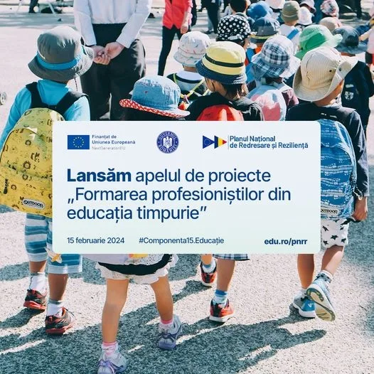Apel de proiecte „Formarea profesioniștilor din educația timpurie”