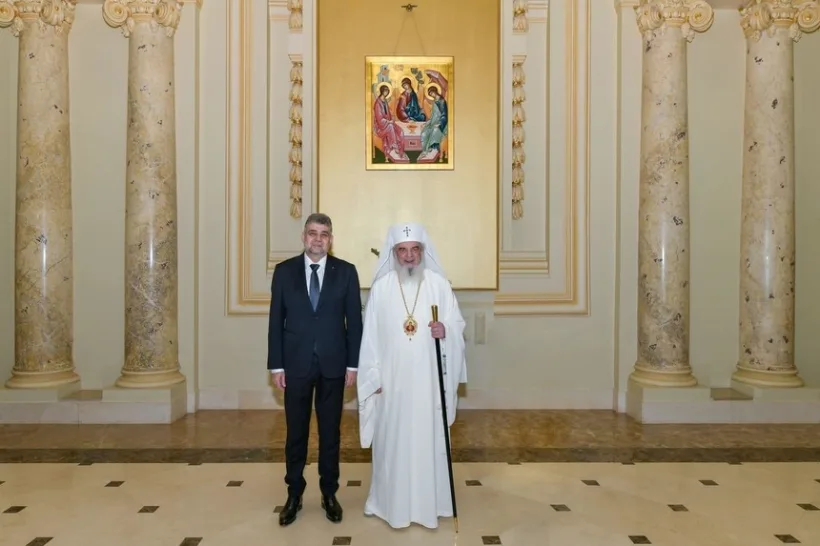 Premierul Ciolacu, întâlnire cu Patriarhul Daniel: A fost un prilej deosebit de a reafirma importanţa consolidării parteneriatului cu Biserica