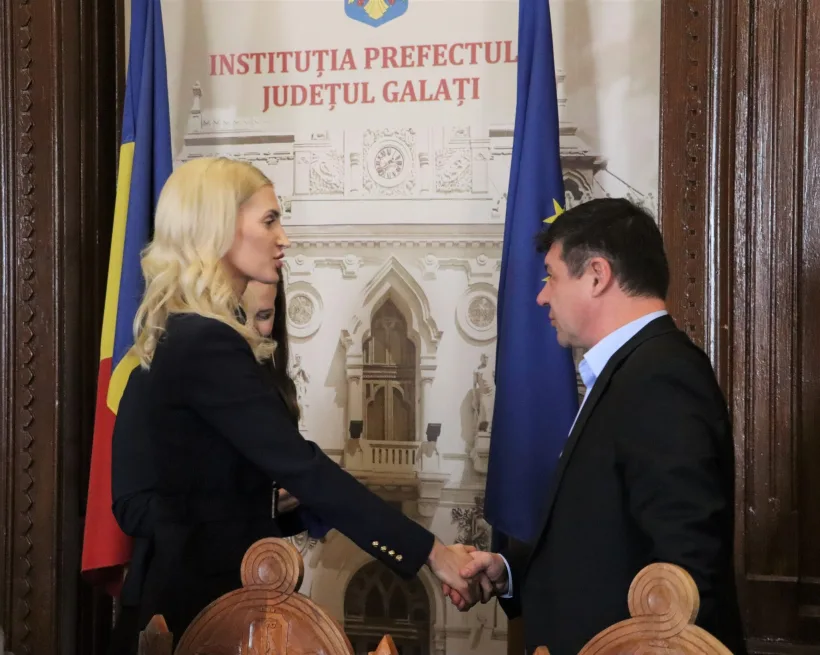 Galațiul are un nou prefect: Andreea Anamaria Naggar a depus jurământul