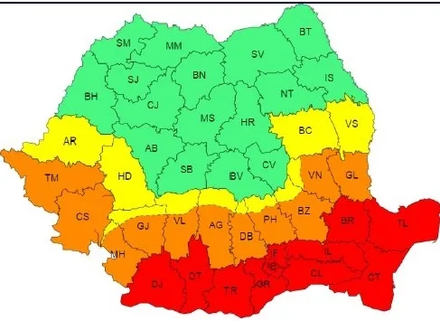 Restricțiile de circulație din cauza Codului Roșu se mențin și joi, 18 iulie 2024, în 10 județe!