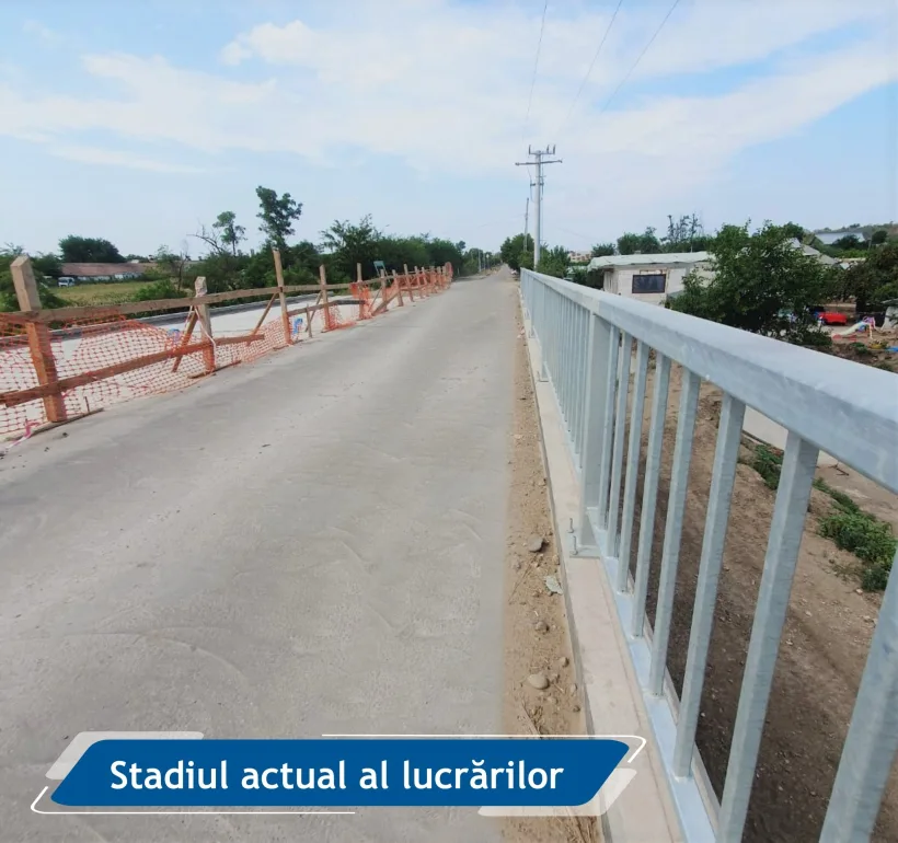 Podul de la Matca, de peste pârâul Corozel, se reabilitează