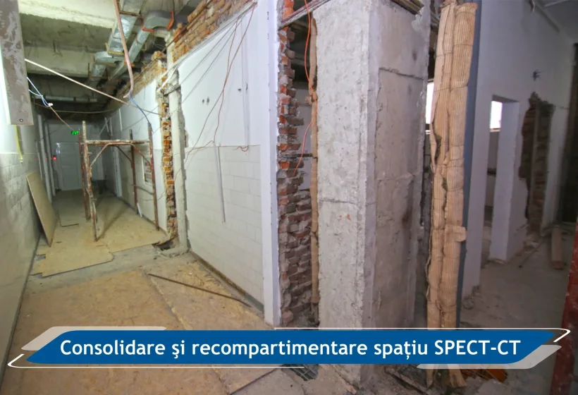Costel Fotea: Lucrăm la amenajarea spațiului în care va funcționa noul SPECT-CT