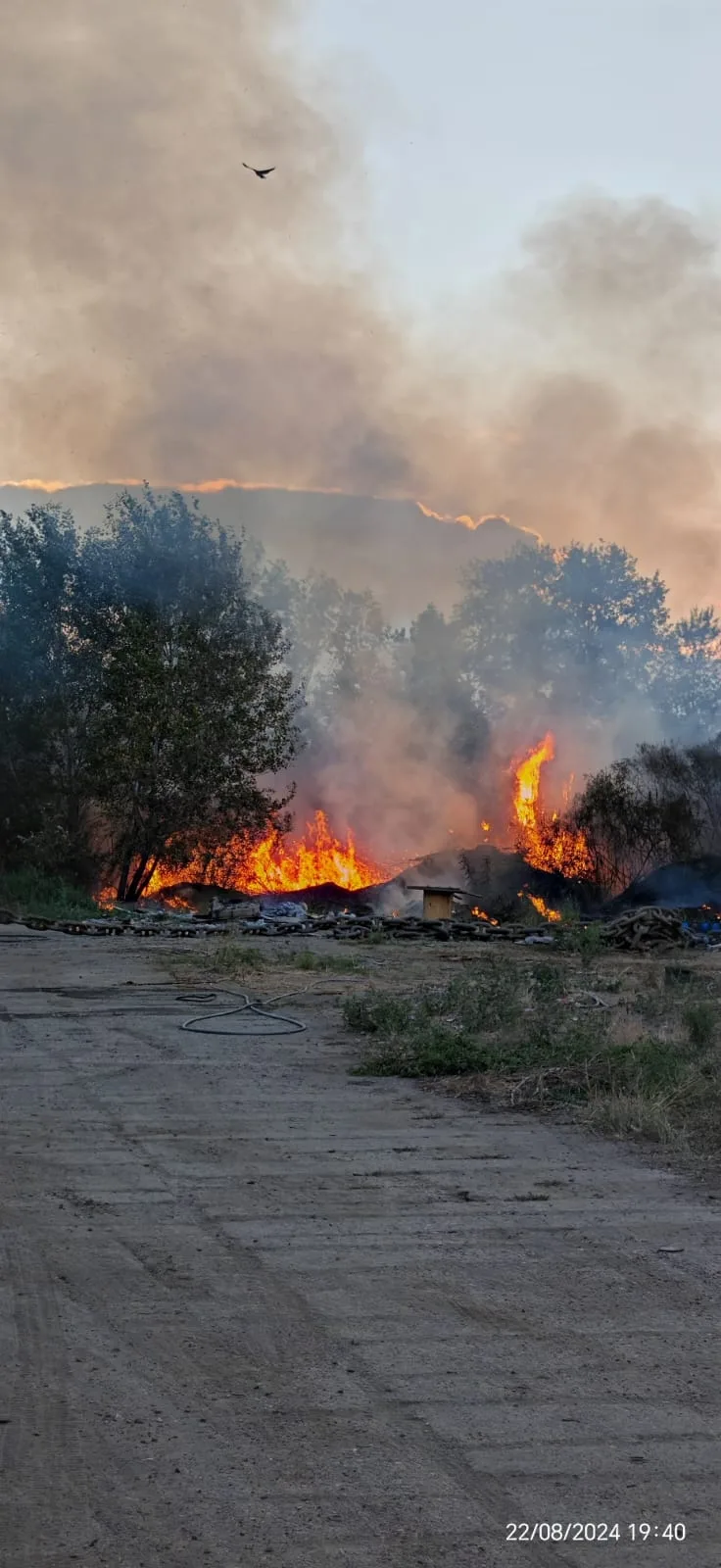 Pericol uriaș, înlăturat de jandarmii și pompierii gălățeni: peste 20 de butelii de oxigen ar fi putut exploda