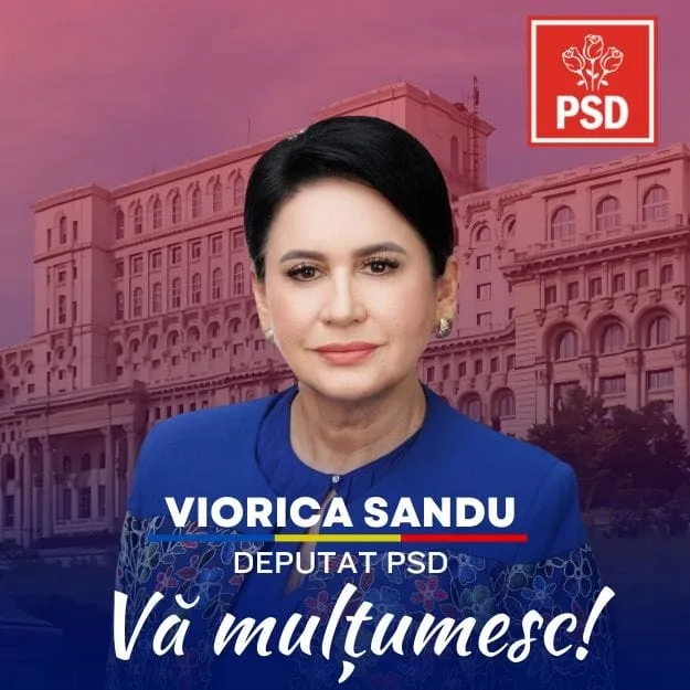Viorica Sandu: Mulțumesc tuturor gălățenilor pentru votul de încredere acordat PSD!