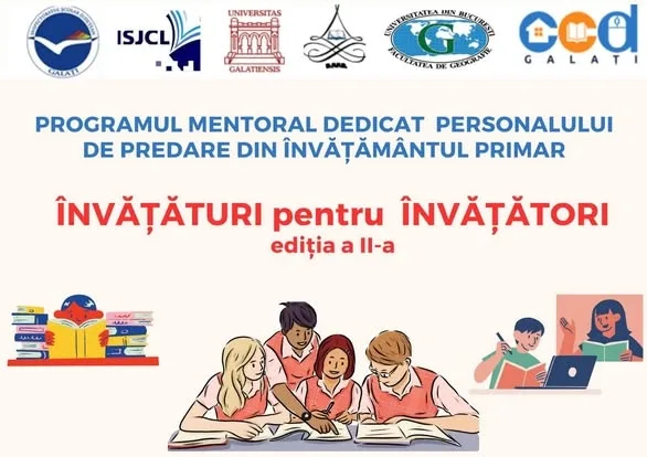 Programul Mentoral: „ÎNVĂȚĂTURI PENTRU ÎNVĂȚĂTORI” – al doilea an de implementare!