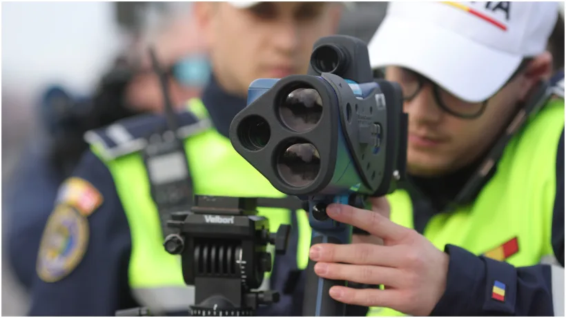 Prima amendă aplicată după operaționalizarea noului sistem cu radare pistol al Poliției