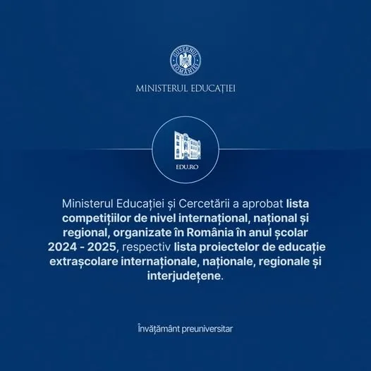 Toate competițiile școlare sunt gratuite