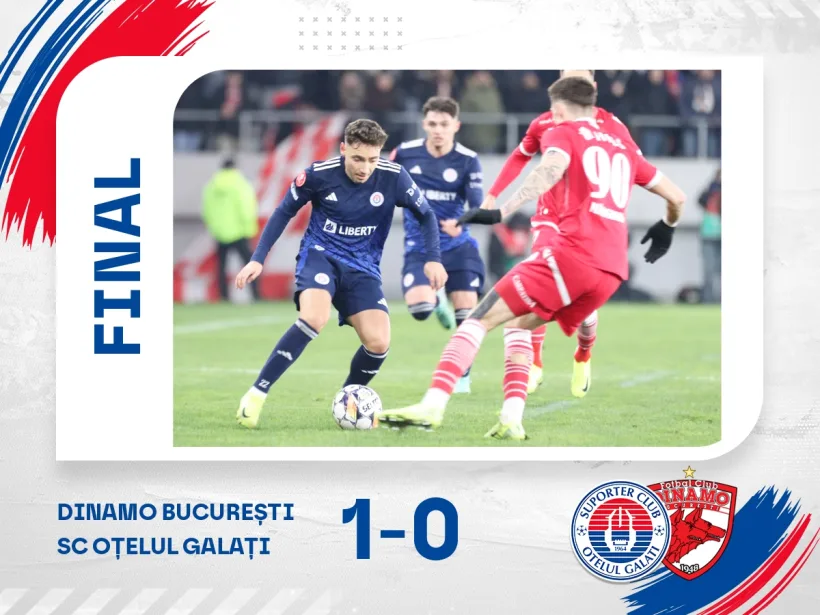 Dinamo a învins Oțelul din penalti