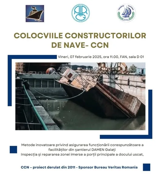 Cea de-a 112-a ediție a „Colocviilor Constructorilor de Nave” găzduită de UDJG