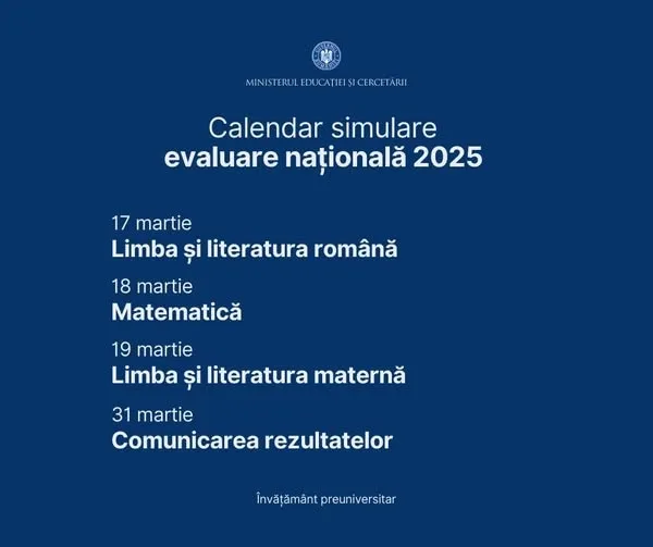 Săptămâna viitoare începe EN 2025