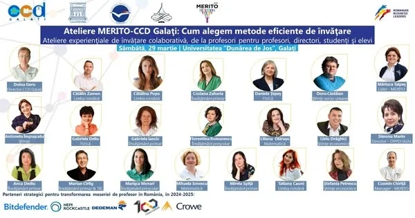 Prima ediţie a „maratonului” atelierelor MERITO-CCD Galaţi