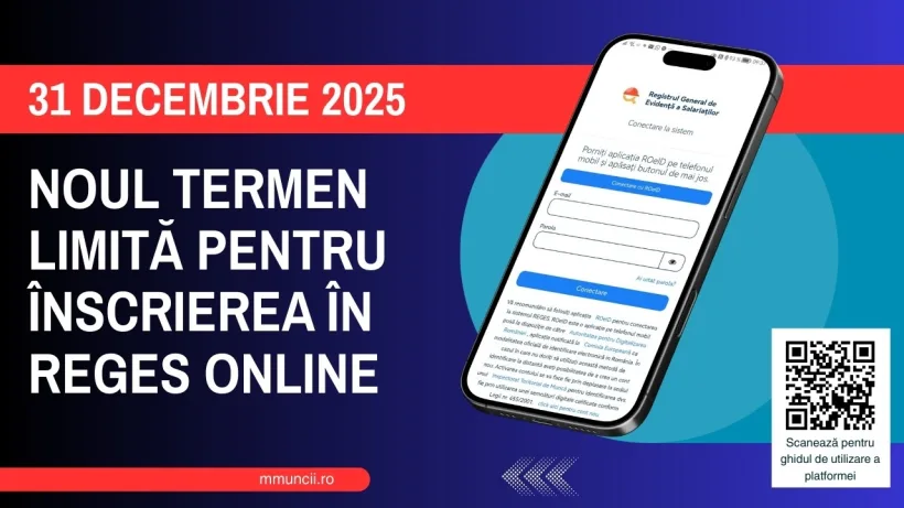 Data-limită pentru trecerea angajatorilor de la Revisal la REGES-ONLINE, amânată