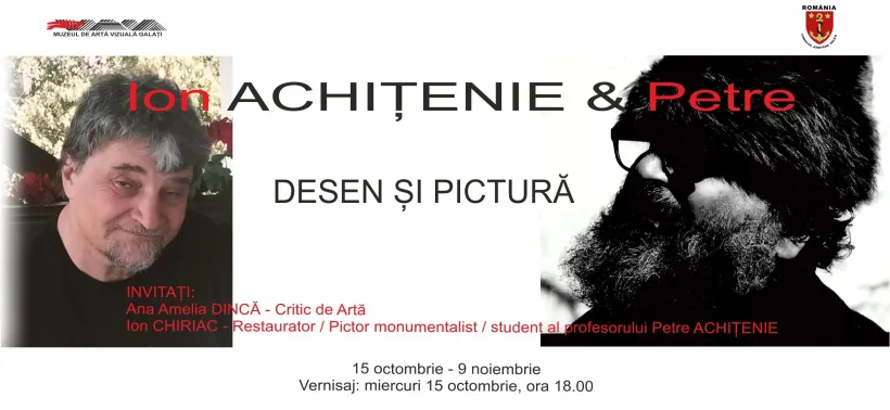 Expoziția „Ion & Petre Achițenie. Desen și pictură”, la Muzeul de Artă Vizuală din Galați