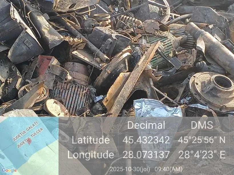 Fier vechi în acte, deșeuri și ulei uzat în realitate