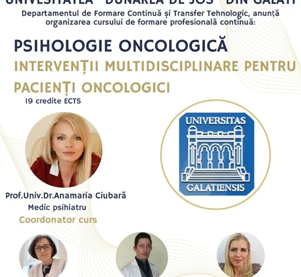 UDJG lansează primul curs universitar de formare profesională continuă în Psihologie Oncologică