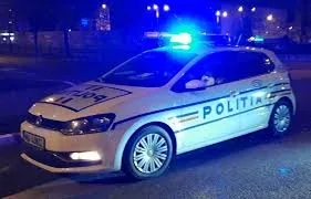 Autospecială de poliție implicată într-un accident rutier la Galați