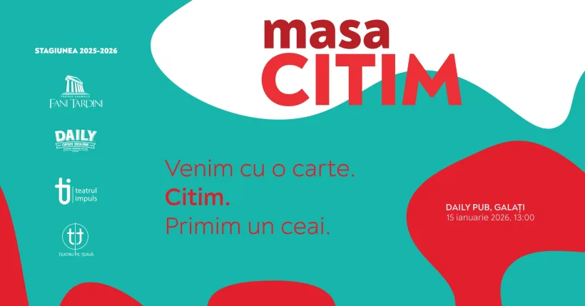 Proiect cultural inedit lansat de Teatrul Dramatic „Fani Tardini” Galați