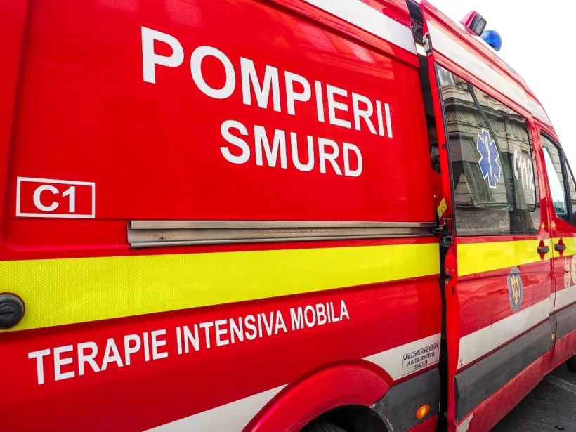 Tragedie în județul Galați: un bărbat a suferit arsuri pe 80% din suprafața corpului în urma unui incendiu