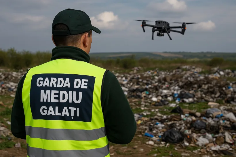 6.000 de lei amendă pentru deversarea apelor uzate în câmp, la Grivița