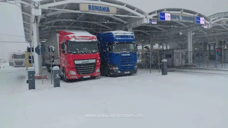 Restricții temporare pentru camioane la frontiera cu Republica Moldova