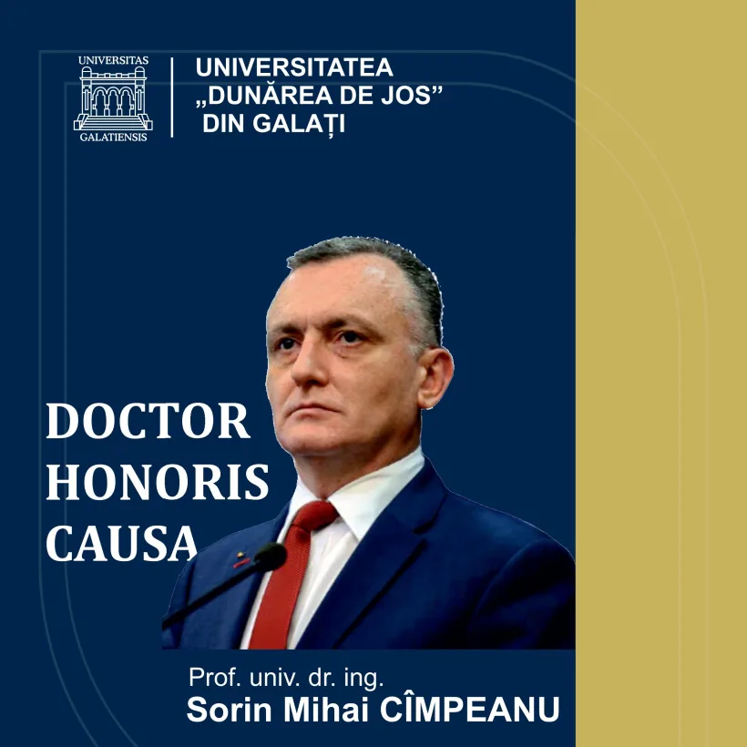 Titlu de Doctor Honoris Causa pentru președintele CNR, profesorul Sorin Mihai Cîmpeanu