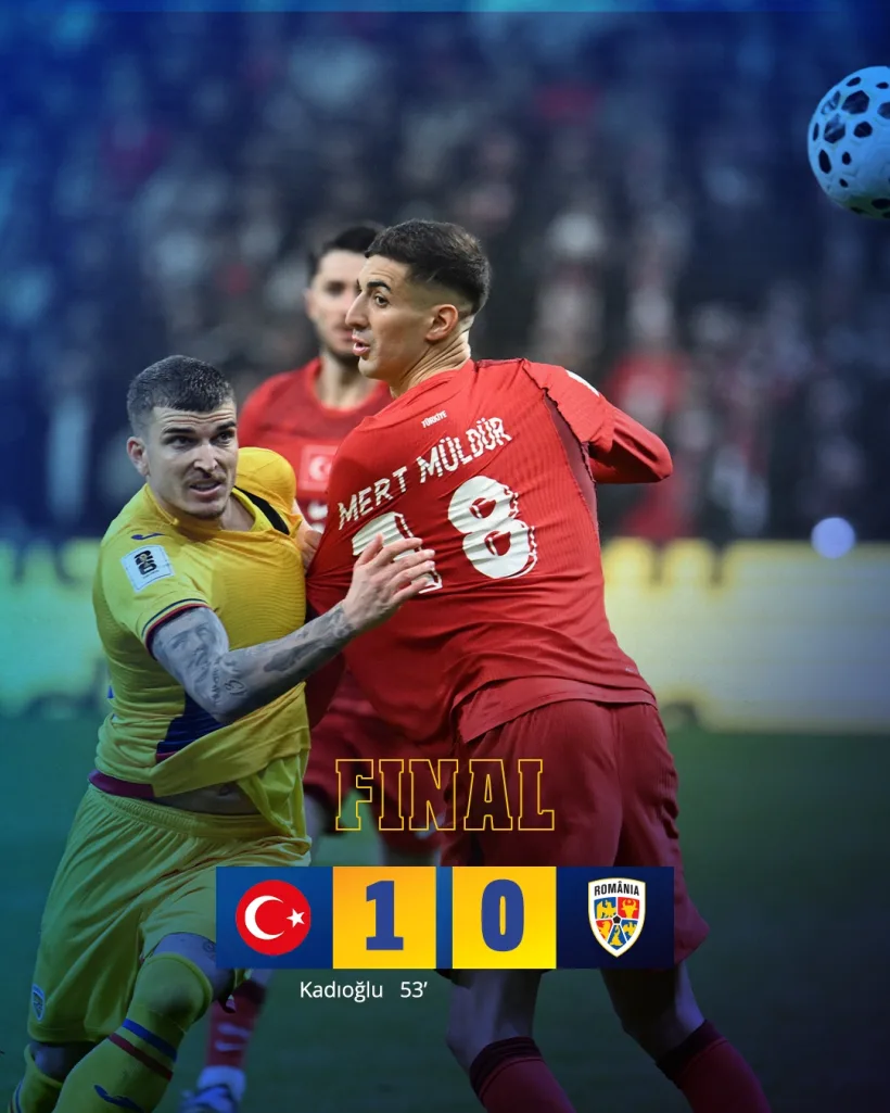 România a fost învinsă de Turcia