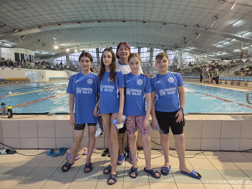 CSM Galați strălucește la etapa regională a Campionatelor Naționale de Natație