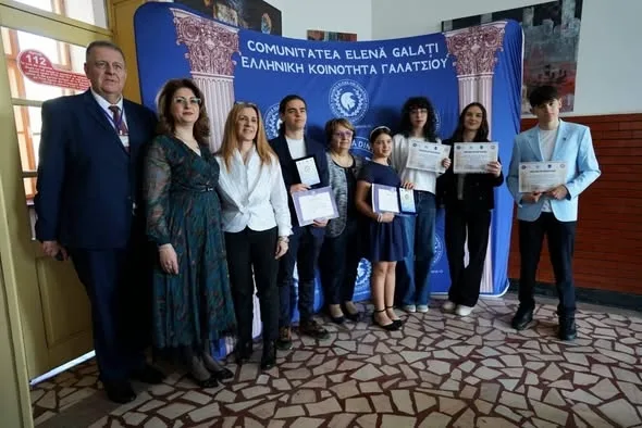 Încă o ediție de succes a Olimpiadei naționale de limba neogreacă s-a încheiat la Galați