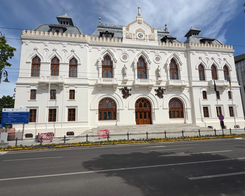 Palatul Administrativ din Galați, reabilitat complet prin PNRR. Clădirea emblematică a fost readusă la viață după lucrări de amploare