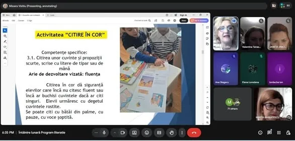 Schimb de bune practici – Programul Național „Toți Copiii Citesc”, la Galați