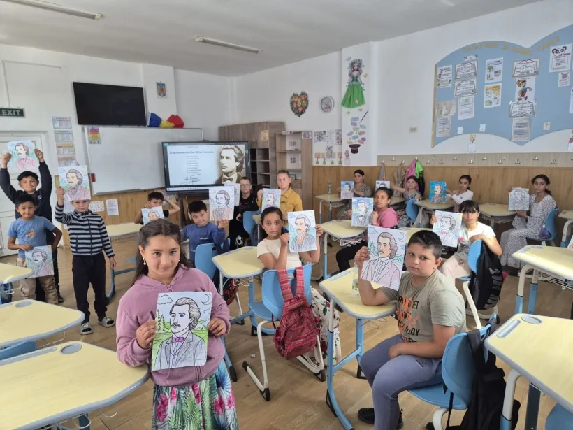 Ziua Eminescu marcată în Educația gălățeană