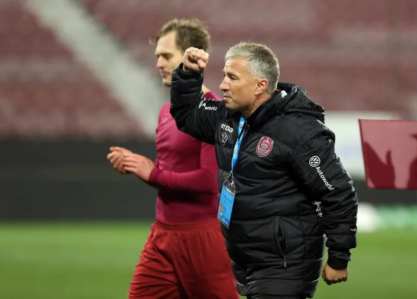 CFR Cluj a pierdut clar pe Olimpico şi a coborât pe locul 3 în grupă