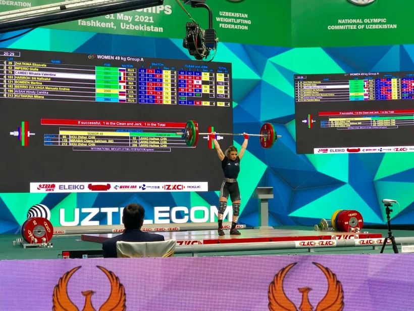 Românca Mihaela Cambei, triplă vicecampioană mondială la Taşkent