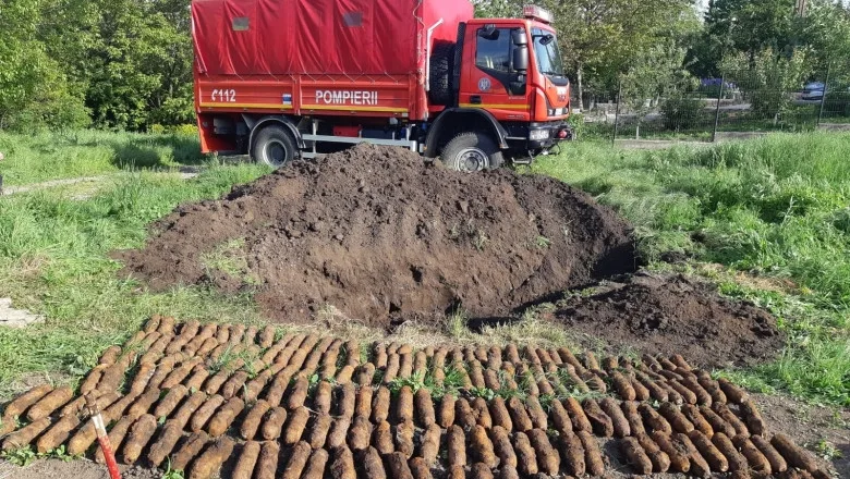 Muniție de război, descoperită într-un sat din Iași
