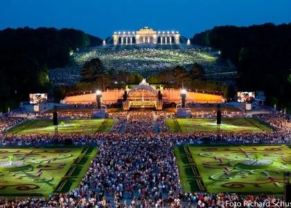 Concert în aer liber la Viena