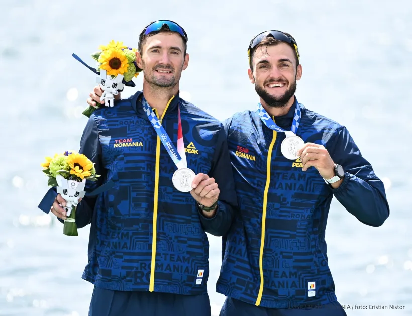 Echipajul Marius Cozmiuc -Ciprian Tudosă a obţinut argintul la Olimpiadă