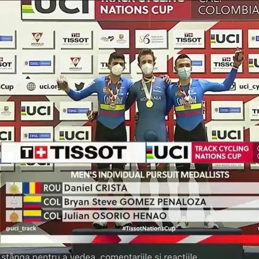 Daniel Crista a câştigat două medalii de aur la Cupa Mondială din Columbia