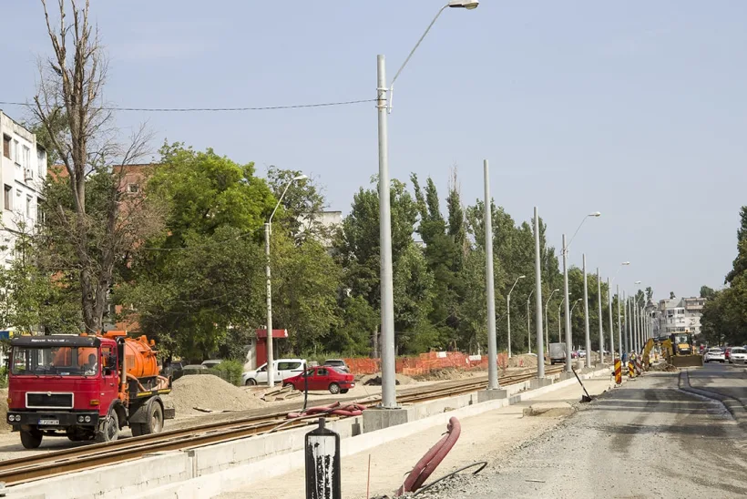 Lucrări importante pe strada Traian Vuia din Galați