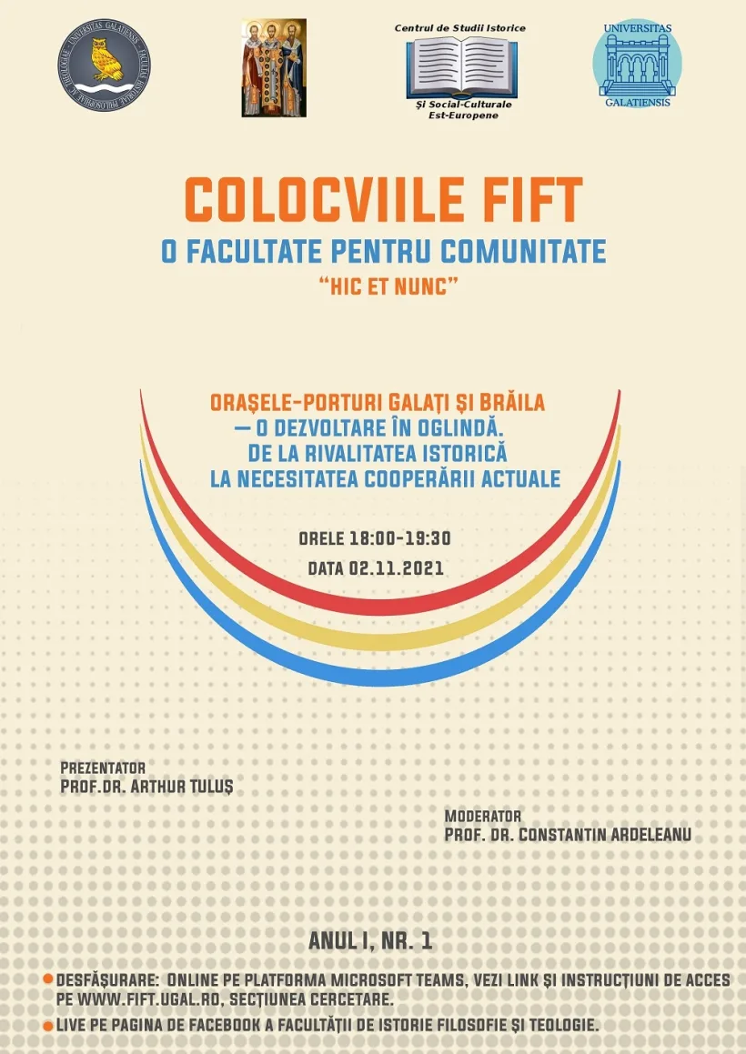 Necesitatea cooperării între Galați și Brăila, în deschiderea Colocviilor FIFT de la Galați