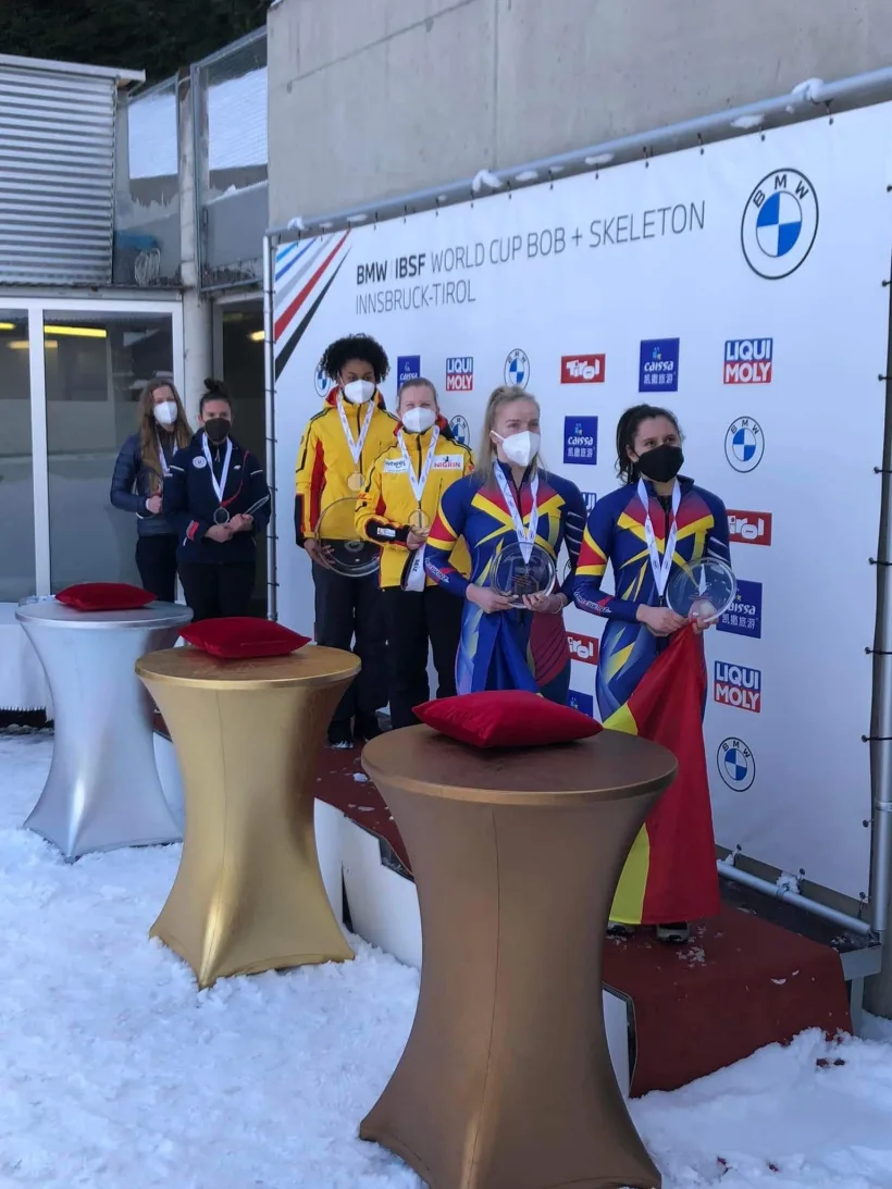 Bronz mondial la bob 2 pentru Georgeta Popescu şi Antonia Sârbu