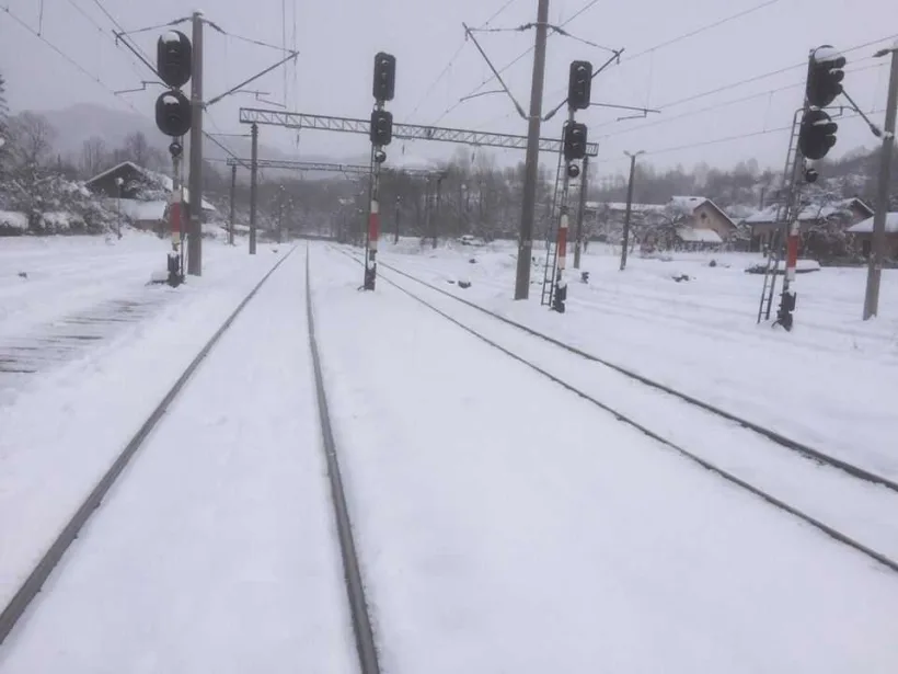 Traficul feroviar, adaptat la condițiile meteo nefavorabile