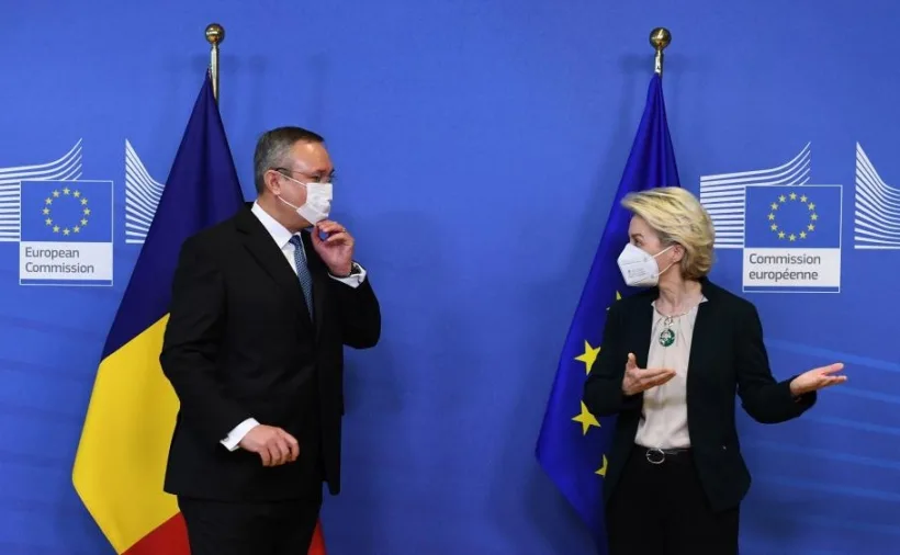 Premierul Ciucă a discutat cu Ursula von der Leyen despre situația din Ucraina