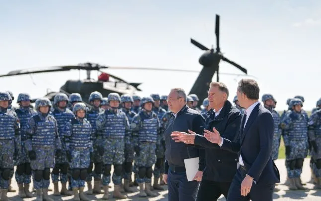 Iohannis, la baza Mihail Kogălniceanu: „Mediul de securitate internațional a suferit modificări radicale”
