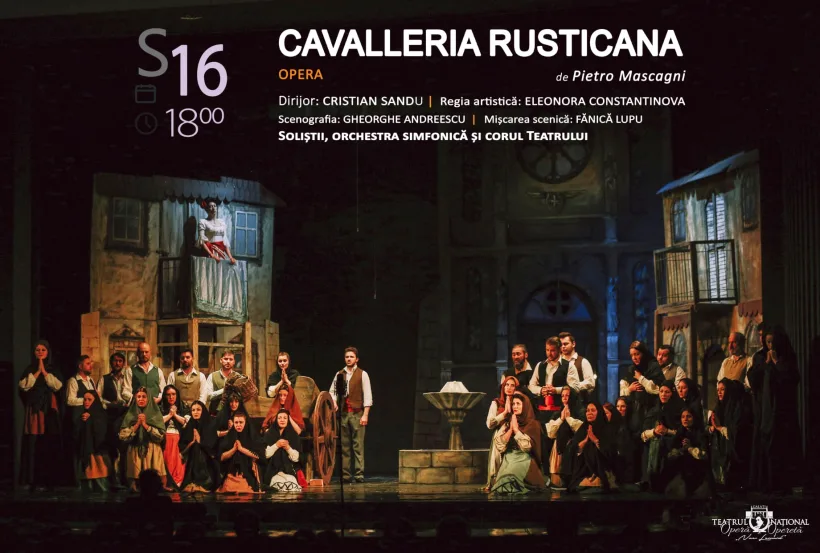 „Cavalleria Rusticana”, sâmbătă, la Muzicalul gălățean