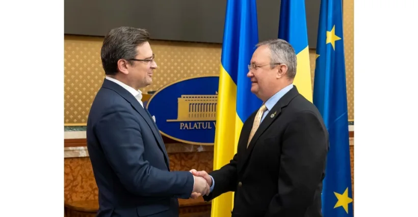 Premierul Ciucă s-a întâlnit cu ministrul ucrainean de externe