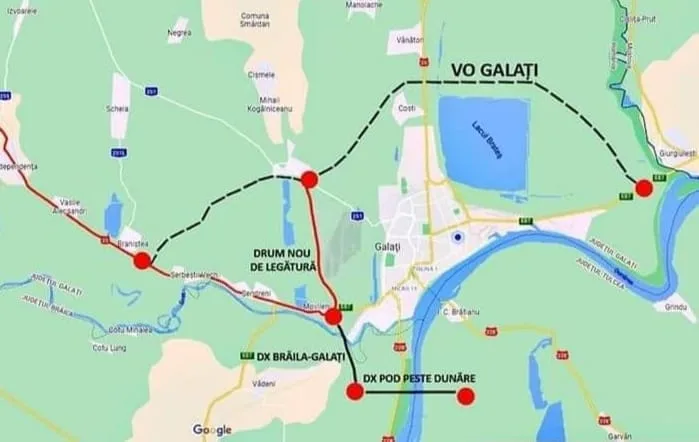Finanțare europeană pentru drumul de legătură dintre Centura Mare a Galațiului și DX Galați - Brăila