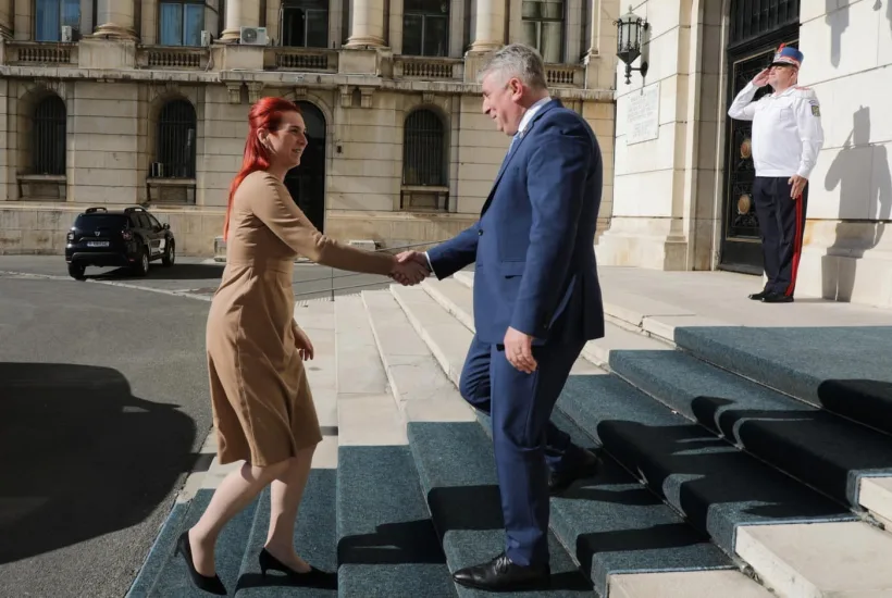 Lucian Bode, întâlnire cu Ana Revenco, ministru al afacerilor interne al Republicii Moldova