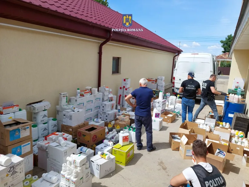 Percheziții în bazinul legumicol Matca: trafic de produse sau substanțe toxice pentru culturi