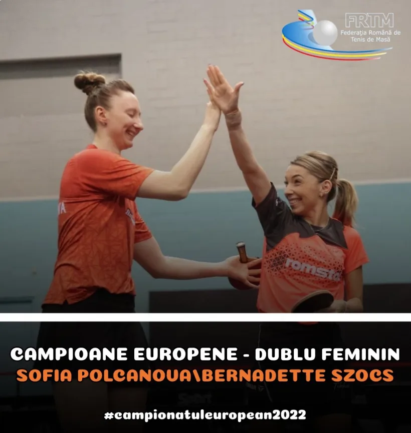 Aur, argint şi bronz pentru România în proba de dublu feminin la Europene